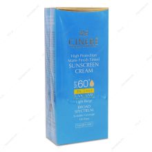 کرم ضد آفتاب SPF60 رنگی فاقد چربی سینره