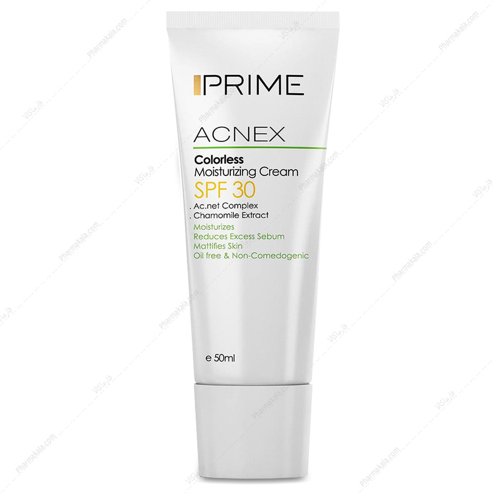 کرم مرطوب کننده آکنس SPF30 پرایم 50ml کرم مرطوب کننده آکنس SPF30 پریم 50ml