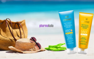 کرم ضد آفتاب SPF50 پوست چرب فاقد چربی بی رنگ سینره 50ml کرم ضد آفتاب فاقد چربی بژ روشن سینره