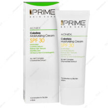کرم مرطوب کننده آکنس SPF30 بی رنگ پرایم