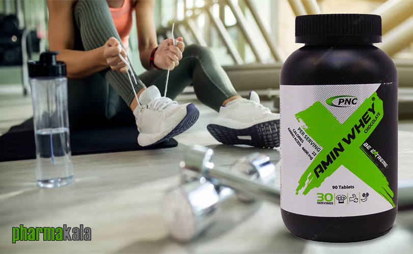 قرص آمینو وی شکلاتی 4600 کارن 243 عددی قرص آمینو وی شکلاتی 4600 کارن
