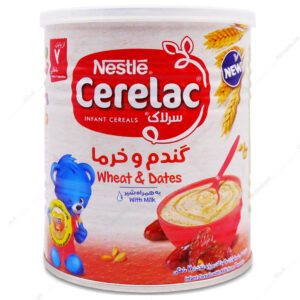 سرلاک گندم و خرما به همراه شیر نستله 400g سرلاک گندم و خرما به همراه شیر نستله