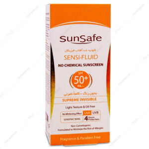 کرم ضد آفتاب فلوئید فیزیکال SPF50 سان سیف