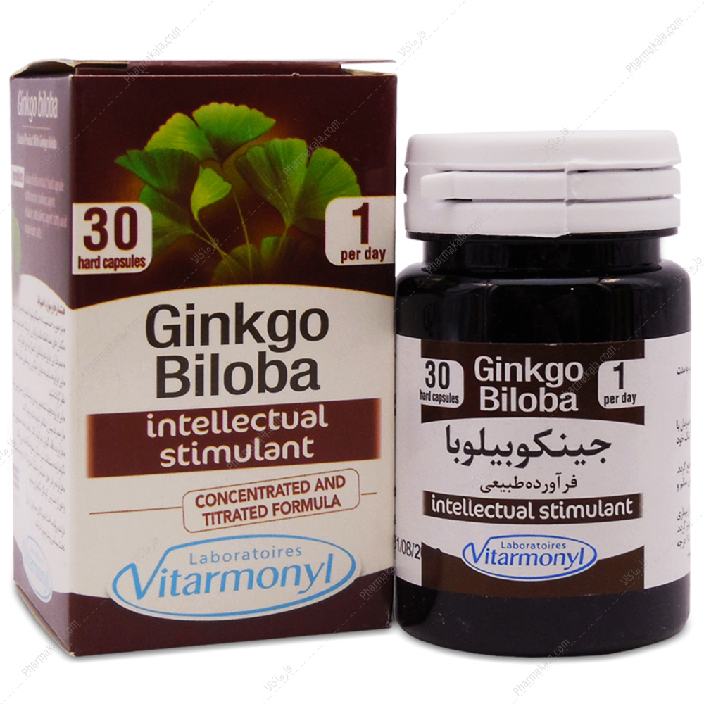کپسول جینکوبیلوبا ویتارمونیل کپسول جینکوبیلوبا Ginkgo Biloba ویتارمونیل