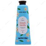 کرم مرطوب کننده دست With You عصاره وانیل و روغن آرگان 50ml