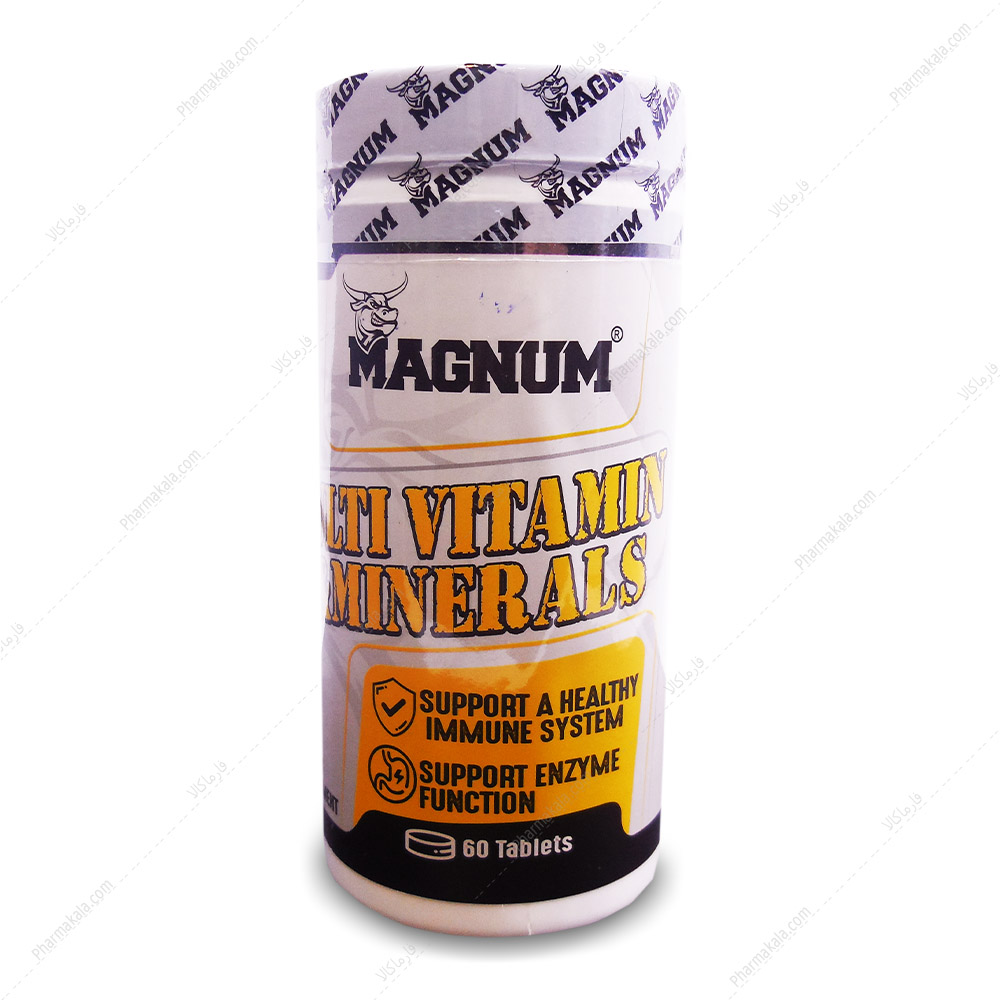 قرص مولتی ویتامین مینرال مگنوم قرص مولتی ویتامین مینرال Multivitamin Mineral مگنوم