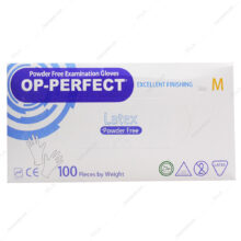 دستکش لاتکس استریل کم پودر OP-PERFECT