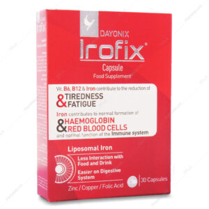 بهترین زمان مصرف قرص آهن کپسول آیروفیکس Irofix دایونیکس فارما 30 عددی