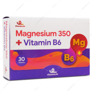 قرص منیزیم ب 6 Magnesium 350 B6 ویتامین لایف