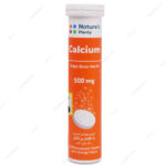 قرص جوشان کلسیم 500 Calcium پرتقال نیچرز پلنتی