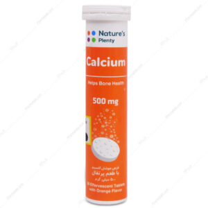 قرص جوشان کلسیم 500 Calcium پرتقال نیچرز پلنتی