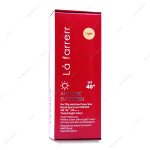 کرم ضد آفتاب و ضد لک SPF40 رنگ روشن لافارر