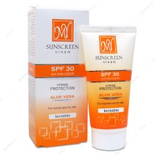 کرم ضد آفتاب SPF30 بی رنگ پوست نرمال تا خشک
