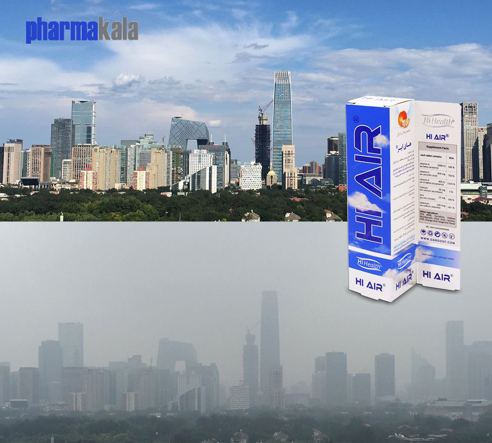 قرص جوشان های ایر HI AIR پرتقال نارنگی های هلثHI AIR eff Hi Health
