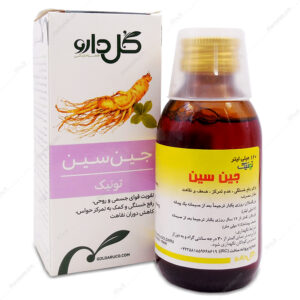 تونیک جین سین GINSIN گل دارو 120ml تونیک جین سین گل دارو 120ml