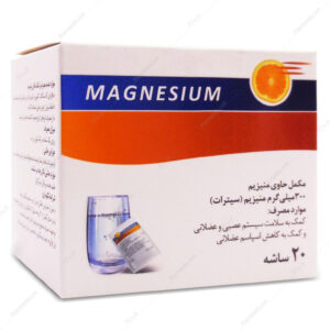 بایدها و نبایدهای دوران قاعدگی ساشه منیزیم MAGNESIUM پرتقالی اکسیر آفرین آریا 20 عددی