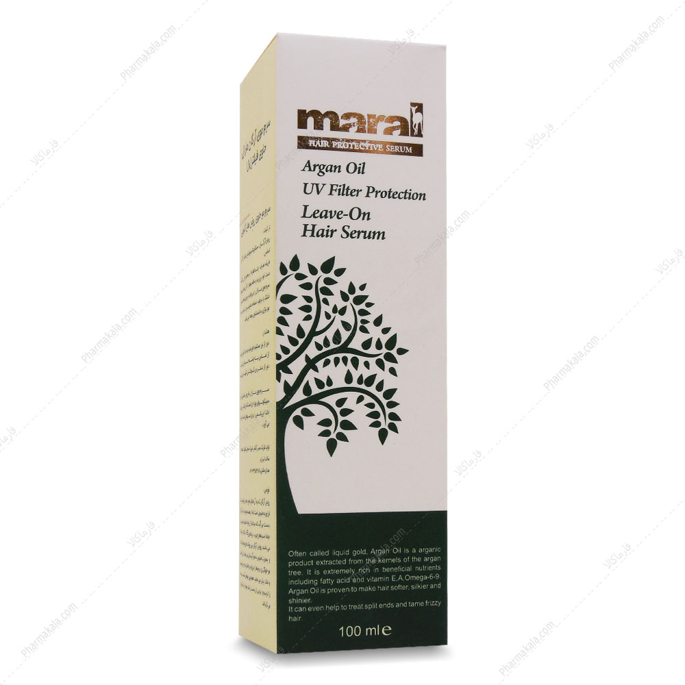 سرم موی روغن آرگان ARGAN OIL حاوی فیلتر UV مارال