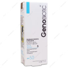 کرم ضد آفتاب سانوژن SPF50 پوست خشک و معمولی ژنوبایوتیک