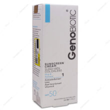 کرم ضد آفتاب سانوژن SPF50 پوست خشک و معمولی ژنوبایوتیک 50g
