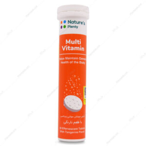 قرص جوشان مولتی ویتامین Multivitamin نارنگی نیچرز پلنتی
