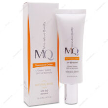 کرم ضد آفتاب SPF50 نرمال بژ طبیعی ام کیو