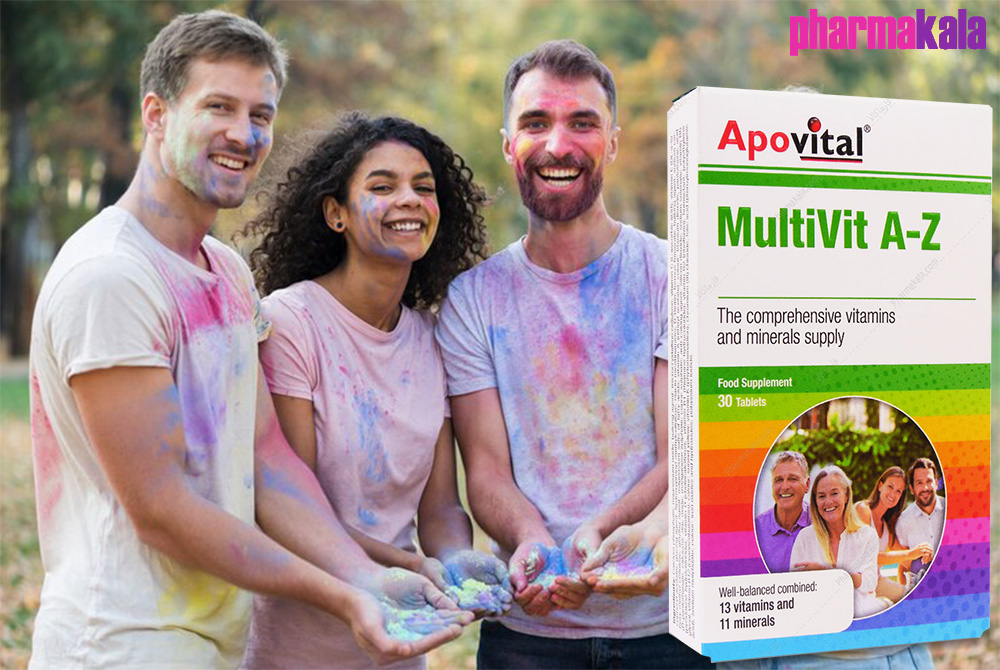 MultiVit A-Z Apovital قرص مولتی ویت MultiVit A-Z آپوویتال