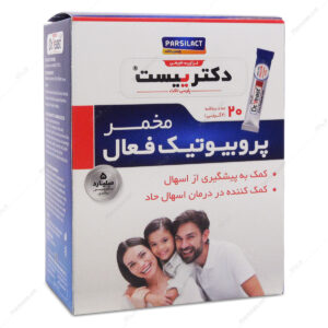ساشه مخمر پروبیوتیک فعال دکتر ییست پارسی لاکت
