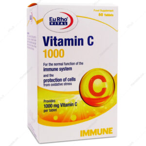 معجزه سفید شدن پوست در یک روز قرص ویتامین ث Vitamin C 1000 یوروویتال