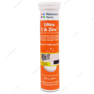 قرص جوشان اولترا ث زینک نیچرز پلنتی 20 عددی قرص جوشان اولترا ث و زینک Ultra C & Zinc نیچرز پلنتی