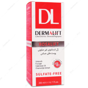 کرم های حاوی نیاسینامید ژل شستشوی غیر صابونی رزالیفت ROSALIFT پوست حساس درمالیفت