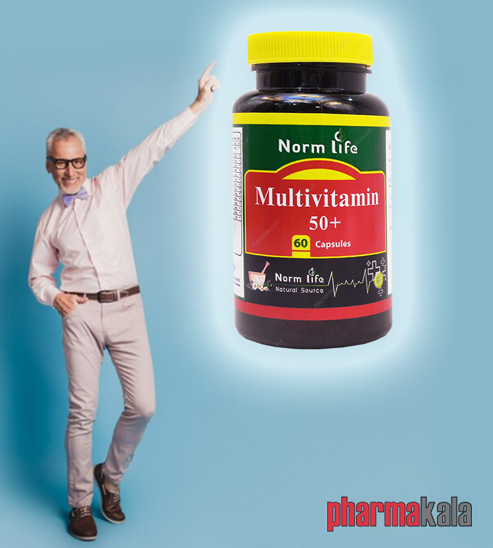 کپسول مولتی ویتامین بالای 50 سال Multivitamin نورم لایف