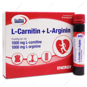 ویال ال کارنیتین+ال آرژنین L-CARNITINEL+L Arginin یوروویتال