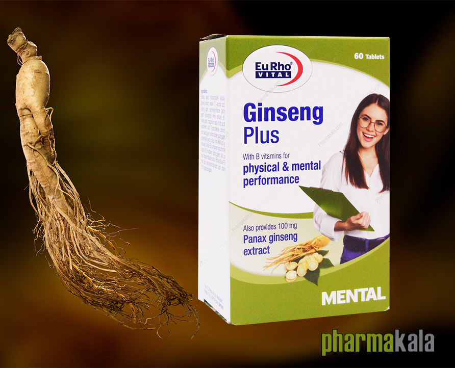 قرص جینسینگ پلاس یوروویتال Ginsen Plus eurhovital