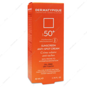 معجزه سفید شدن پوست در یک روز کرم ضد آفتاب روشن کننده (ضد لک) SPF50 بی رنگ انواع پوست درماتیپیک