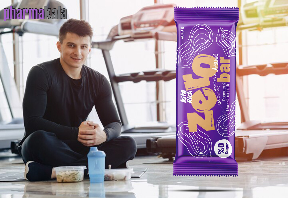 زیرو بار سیب کاراملی و نه چیا کیتاریچ 40g زیرو بار کیتاریچ
