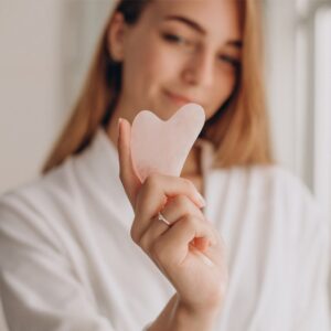 سنگ گواشا برای ماساژ صورت سنگ گواشا