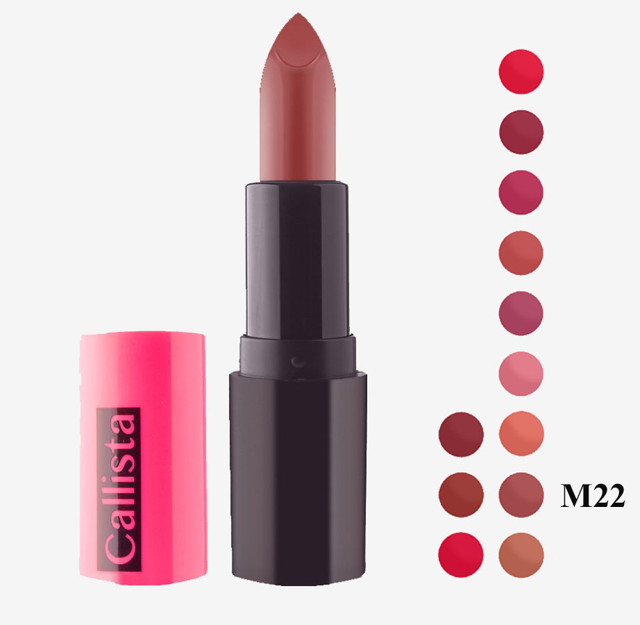معرفی 10 بهترین برند رژ لب گوشتی رژلب گوشتي كاليستا M22