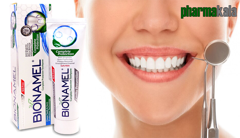 خمیر دندان محافظت کننده کامل بایونمل 130ml خمیر دندان محافظت کننده کامل بایونمل