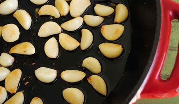 سیر تفت داده شده