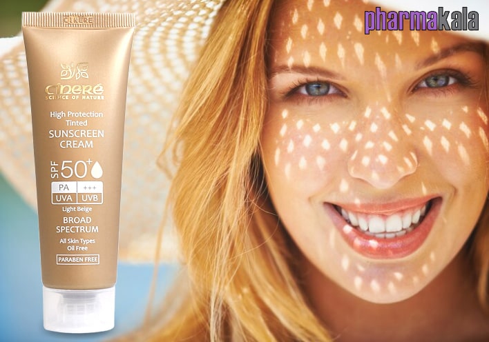 کرم ضد آفتاب SPF50 فاقد چربی انواع پوست سینره 