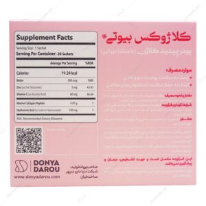 صفحه اصلی ساشه کلاژوکس بیوتی دنیا دارو سپهر