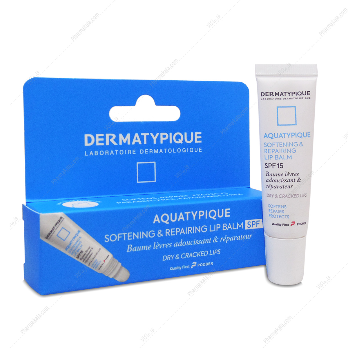 بالم درماتیپیک بالم لب نرم کننده و ترمیم کننده SPF15 درماتیپیک