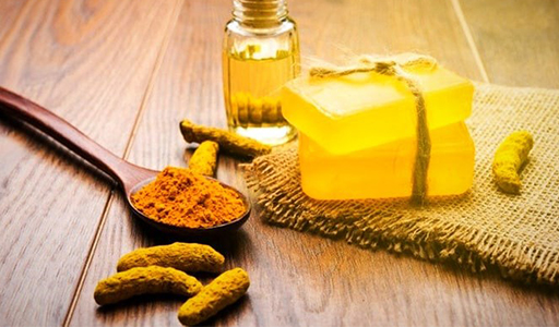 صابون زرردچوبه برای سفیدی صورت