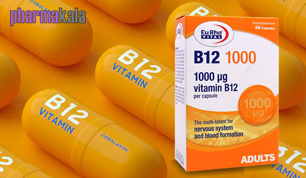 علائم کمبود ویتامین B12 روی پوست و مو کپسول ویتامین ب12 یوروویتال
