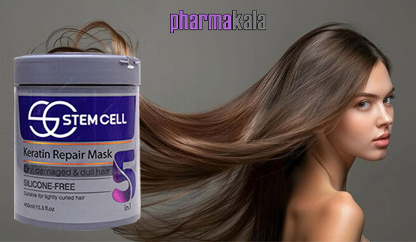 ماسک مو کراتینه 5 در 1 موی خشک و آسیب دیده استم سل 450ml ماسک مو کراتینه 5 در 1 موی خشک و آسیب دیده استم سل