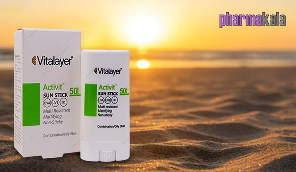 ضد آفتاب استیکی اکتیویت SPF50 ویتالیر 15g ضد آفتاب استیکی ویتالیر