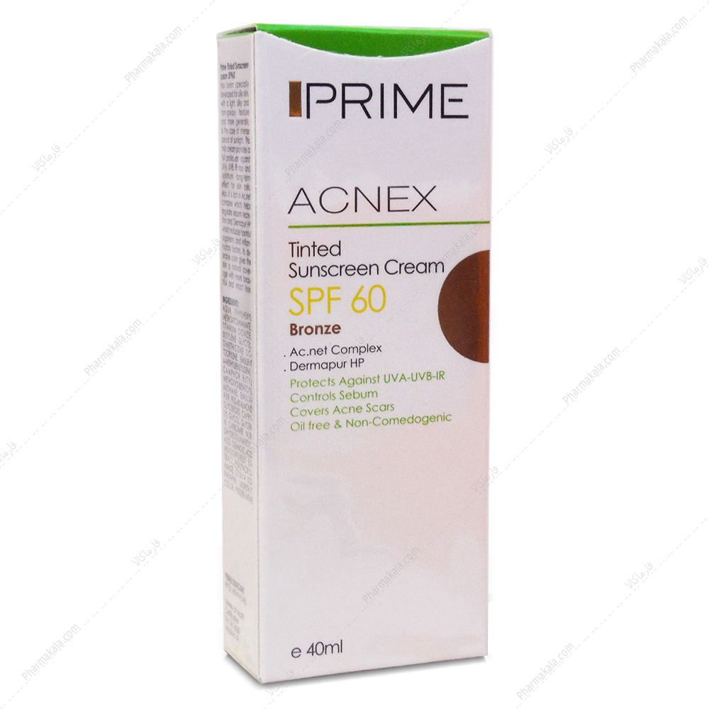 کرم ضد آفتاب SPF60 پوست چرب و مختلط آکنس پرایم