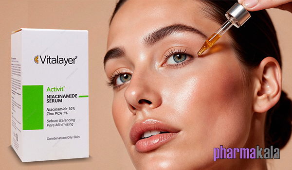 سرم نیاسینامید اکتی ویت ویتالیر 30ml سرم نیاسینامید اکتی ویت ویتالیر