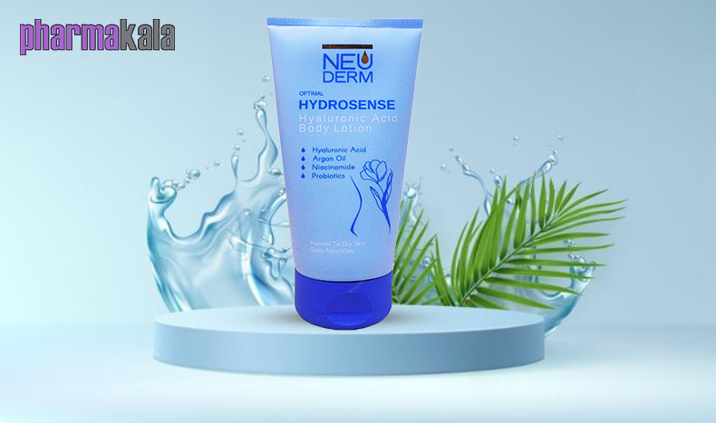 لوسیون بدن هیالورونیک اسید نئودرم 150ml لوسیون بدن هیالورونیک اسید نئودرم