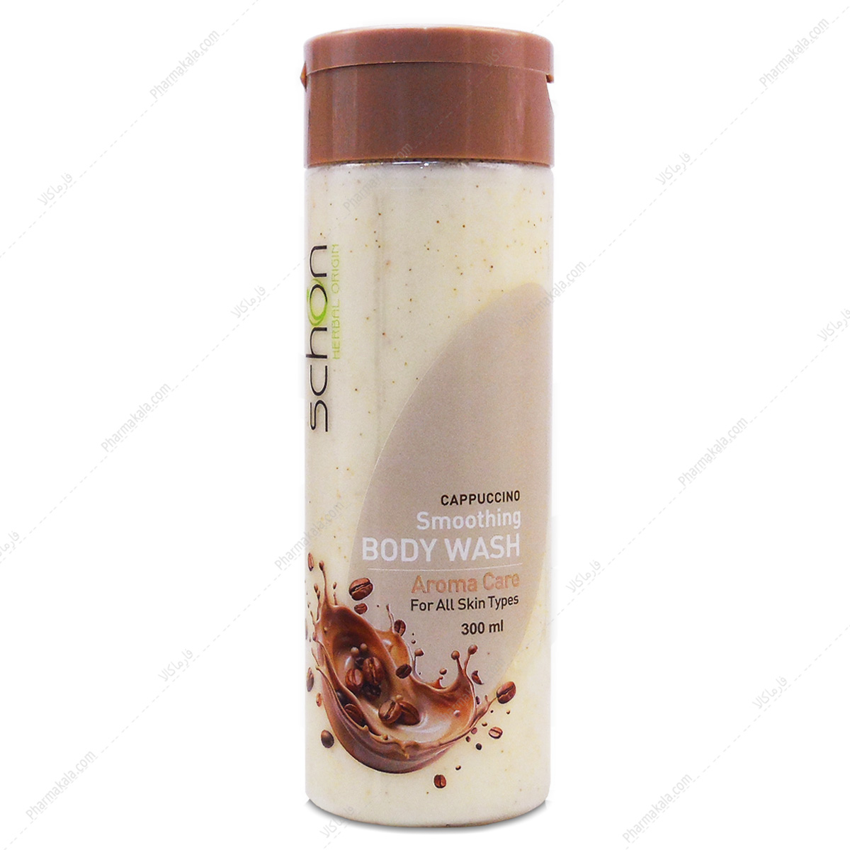 شامپو بدن کاپوچینو شون انواع پوست 300ml شامپو بدن کاپوچینو انواع پوست شون